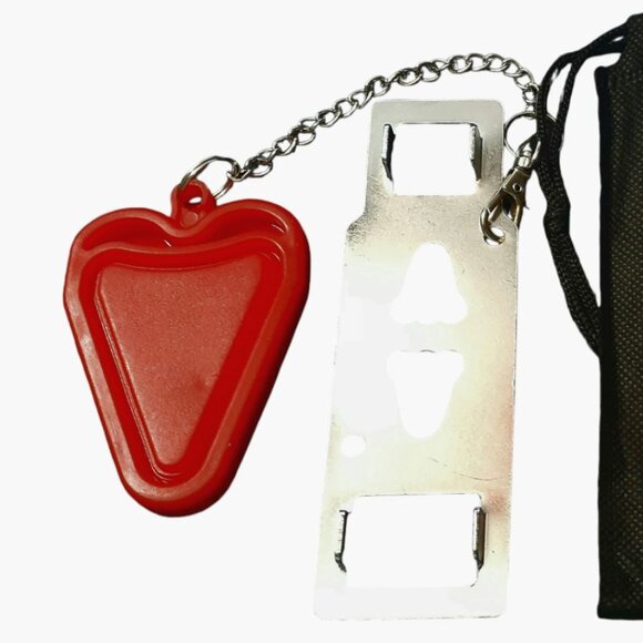 NEW!! Portable Door Lock - Travel, Door Lock Self-Defense Security Device Safety - Picture 3 of 8